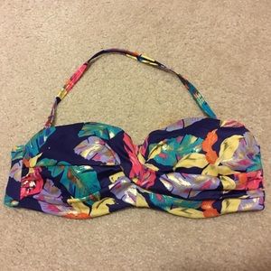 NWOT Victoria secret push up tropical bandeau
